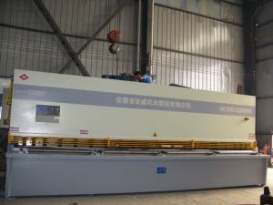 12 mm * 6 m Yawei hidrolik mesin geser